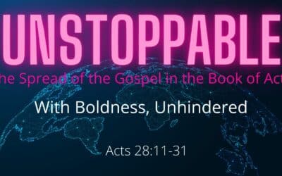 With Boldness, Unhindered